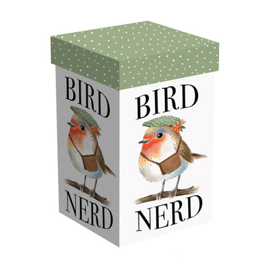 Bird Nerd Ceramic Mug w/Box, 17oz