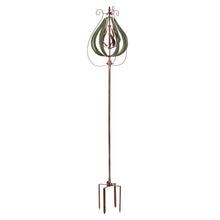 Load image into Gallery viewer, Misting Tulip Spinner Garden Stake, 87.5in