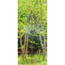 Load image into Gallery viewer, Misting Tulip Spinner Garden Stake, 87.5in