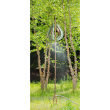 Load image into Gallery viewer, Misting Tulip Spinner Garden Stake, 87.5in