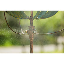 Load image into Gallery viewer, Misting Tulip Spinner Garden Stake, 87.5in