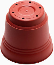 Load image into Gallery viewer, Pot, 7in, Saturn with Saucer, Burnt Red