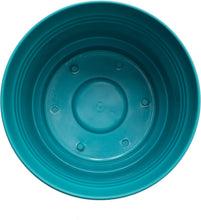 Load image into Gallery viewer, Pot, 10in, Saturn with Saucer, Bermuda Teal