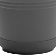 Load image into Gallery viewer, Pot, 7in, Saturn with Saucer, Charcoal