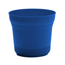 Load image into Gallery viewer, Pot, 7in, Saturn with Saucer, Classic Blue