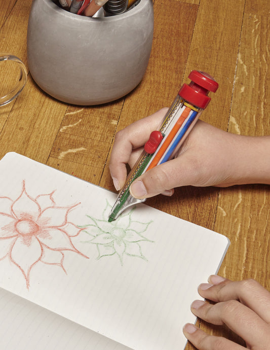8-Color Crayon Pen