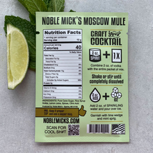 Load image into Gallery viewer, Noble Mick's Cocktail Mix, Moscow Mule