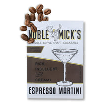 Load image into Gallery viewer, Noble Mick&#39;s Cocktail Mix, Espresso Martini
