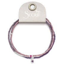 Load image into Gallery viewer, Scout Miyuki Bracelet Trio, Purple/Silver