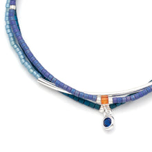 Load image into Gallery viewer, Scout Miyuki Bracelet Trio, Cobalt/Silver