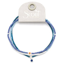 Load image into Gallery viewer, Scout Miyuki Bracelet Trio, Cobalt/Silver