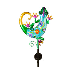 Load image into Gallery viewer, Garden Stake, Solar Lizard 3 Assorted
