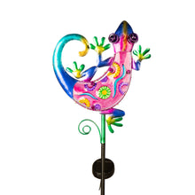 Load image into Gallery viewer, Garden Stake, Solar Lizard 3 Assorted