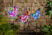 Load image into Gallery viewer, Garden Stake, Solar Lizard 3 Assorted