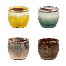 Load image into Gallery viewer, Pot, 4in, Ceramic Glazed, 4 Asst