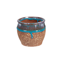 Load image into Gallery viewer, Pot, 4in, Ceramic Drip Glazed, 4 Asst