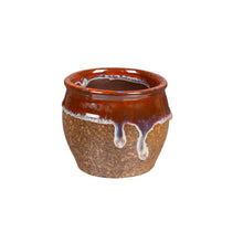 Load image into Gallery viewer, Pot, 4in, Ceramic Drip Glazed, 4 Asst