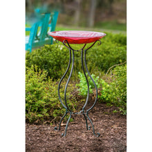 Load image into Gallery viewer, Bird Bath Stand, Metal Scroll