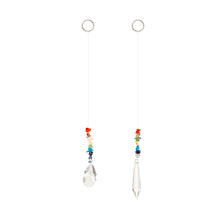 Load image into Gallery viewer, Suncatcher, Crystal with Colored Stones, 2 Asst