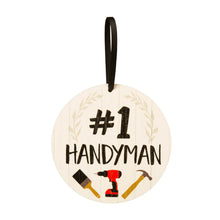 Load image into Gallery viewer, Wall Decor, Wood Best Dad Medal 4 Asst