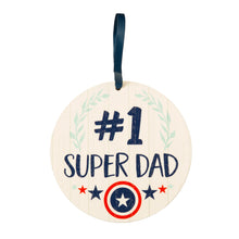 Load image into Gallery viewer, Wall Decor, Wood Best Dad Medal 4 Asst