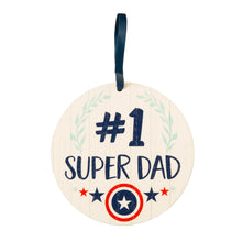 Load image into Gallery viewer, Wall Decor, Wood Best Dad Medal 4 Asst