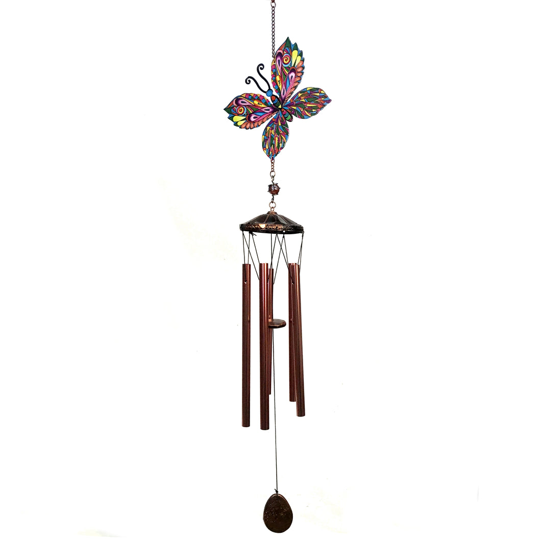 Wind Chime, Colourful Butterfly