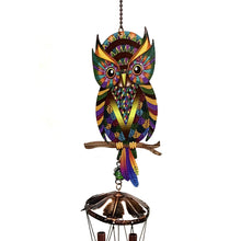 Load image into Gallery viewer, Wind Chime, Colourful Owl
