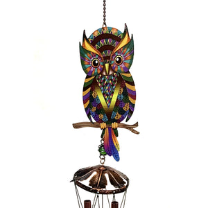 Wind Chime, Colourful Owl