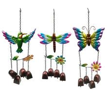 Load image into Gallery viewer, Wind Chime, Winged Animals with Bells 3 Asst