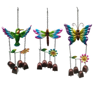 Wind Chime, Winged Animals with Bells 3 Asst