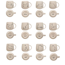 Load image into Gallery viewer, Zodiac Sign Stoneware Mug, 12 Asst