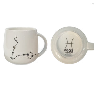 Zodiac Sign Stoneware Mug, 12 Asst