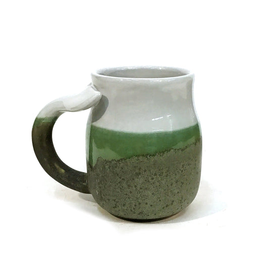 Whale Tail Stoneware Mug, 3 Asst