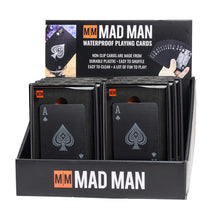 Load image into Gallery viewer, Mad Man Black Waterproof Playing Cards