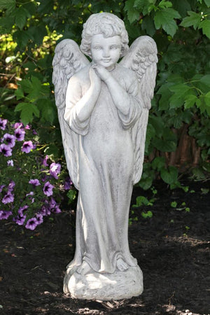 Gazing Garden Angel Statue, 29in