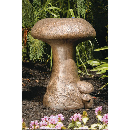 Mushroom Seat 21in Statue