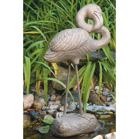 Standing Flamingo Statue