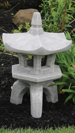 Large Hex Pagoda Statue 22in