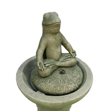 Load image into Gallery viewer, Meditation Frog Fountainette
