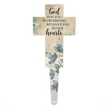 Load image into Gallery viewer, Metal Cross Memorial Garden Stake, 6 Asst
