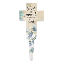 Load image into Gallery viewer, Metal Cross Memorial Garden Stake, 6 Asst
