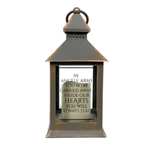 Load image into Gallery viewer, Lantern with LED Candle, Memorial, 4 Asst