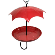 Load image into Gallery viewer, Metal Bird Feeder, Umbrella 3 Asst