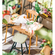 Load image into Gallery viewer, Emily's Flower Shop DIY Miniature Dollhouse Kit