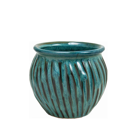 Pot, 4in, Ceramic, Reactive Glaze, Urn, Blue