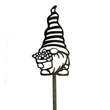 Load image into Gallery viewer, Metal Gnome Garden Stake, 6 Asst