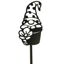 Load image into Gallery viewer, Metal Gnome Garden Stake, 6 Asst