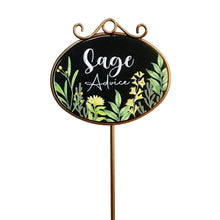 Load image into Gallery viewer, Metal Herb Plant Pick 6 Asst