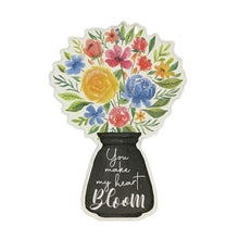 Load image into Gallery viewer, Wood Floral Bouquet Token, 6 Asst